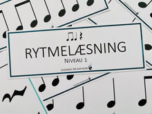 Indlæs billede til gallerivisning Rytmelæsningskort - niveau 1 (inkl. kom-godt-i-gang-videoer)