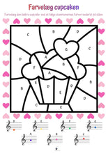 Indlæs billede til gallerivisning Valentine elevark – musik med hjerter og god stemning 💖🎵
