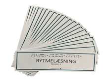 Indlæs billede til gallerivisning Rytmelæsningskort - niveau 2 (inkl. kom-godt-i-gang-videoer)
