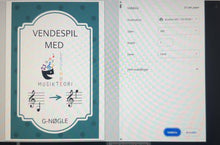 Indlæs og afspil video i gallerivisning VENDESPIL (G-nøgle)
